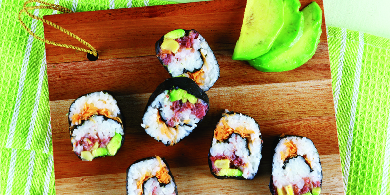 Sushi Avokad, Mudah & Cepat