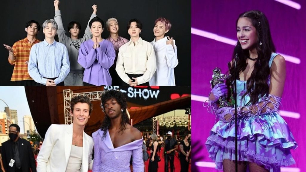 BTS - Olivia Rordigo; Sederet Selebrasi Kemenangan di MTV VMA 2021