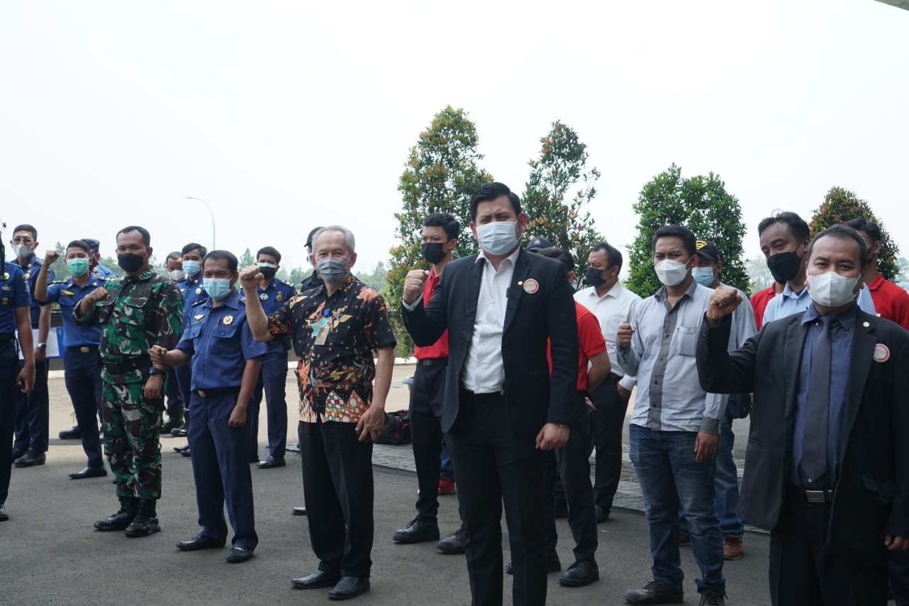 Simulasi Tanggap Darurat Kebakaran, Swiss-Belhotel Serpong Bekerja Sama dengan Dinas Pemadam Kebakaran Tangerang Selatan 