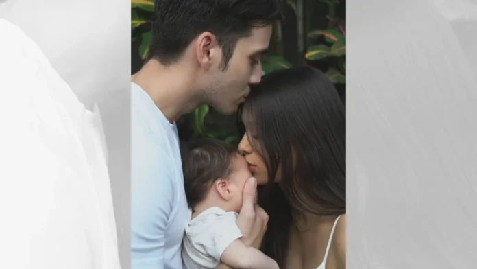 Stefan William dan Ria Andrius bersama anak pertama, Celine Evangelista memberikan pernyataan tentang surat nikah