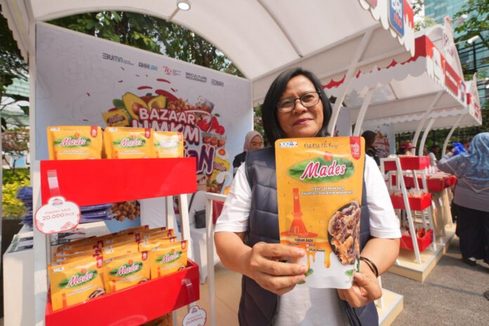 Pisang Sale Mades, UMKM binaan BRI, berhasil mengembangkan produk cemilan lokal berbasis pisang melalui pemberdayaan BRI