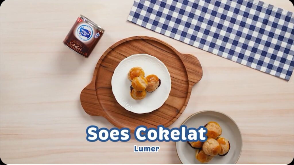 Kue Soes Cokelat Lumer