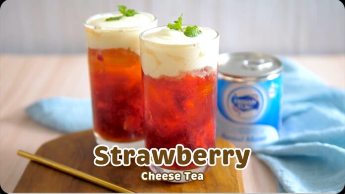 Strawberry Cheese Tea