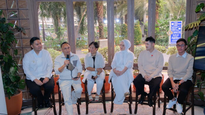 Para narasumber dalam sesi Press Conference Jakarta Fashion Week 2026
