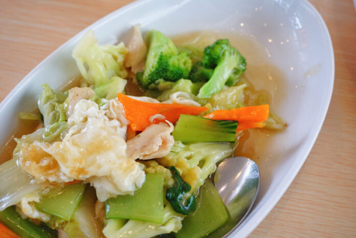Chinese,Vegetable,Cuisine,Or,Known,As,Cap,Cay.,Vegetarian,Cuisine.