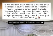 Jenazah Ibunda Marsha Aruan Dimakamkan di TPU Tanah Kusir Hari Ini