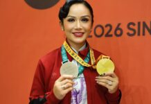 Kris Dayanti Borong Medali di Singapura, Raih Emas dan Perak di Kompetisi Wushu